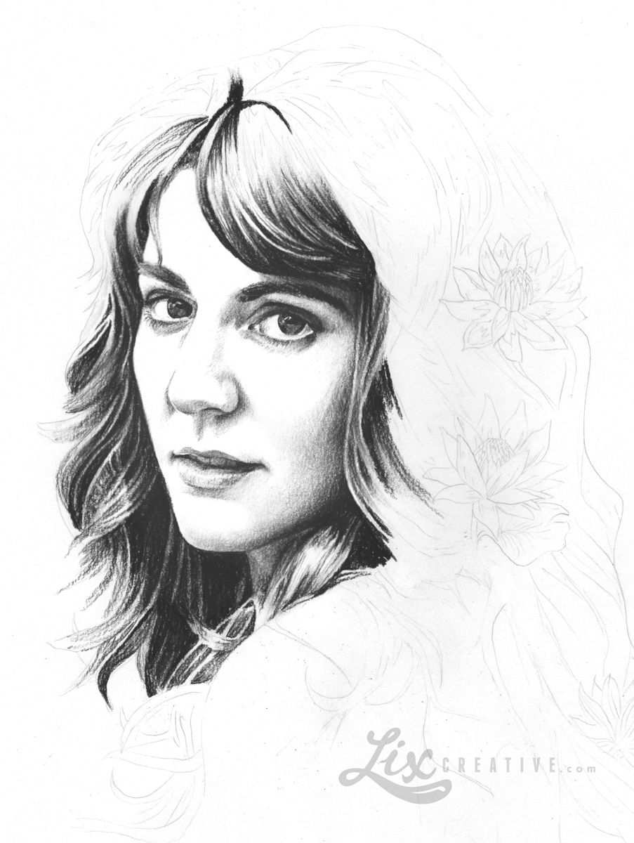 WIP Kate Heart EP cover artwork by Lix Creative