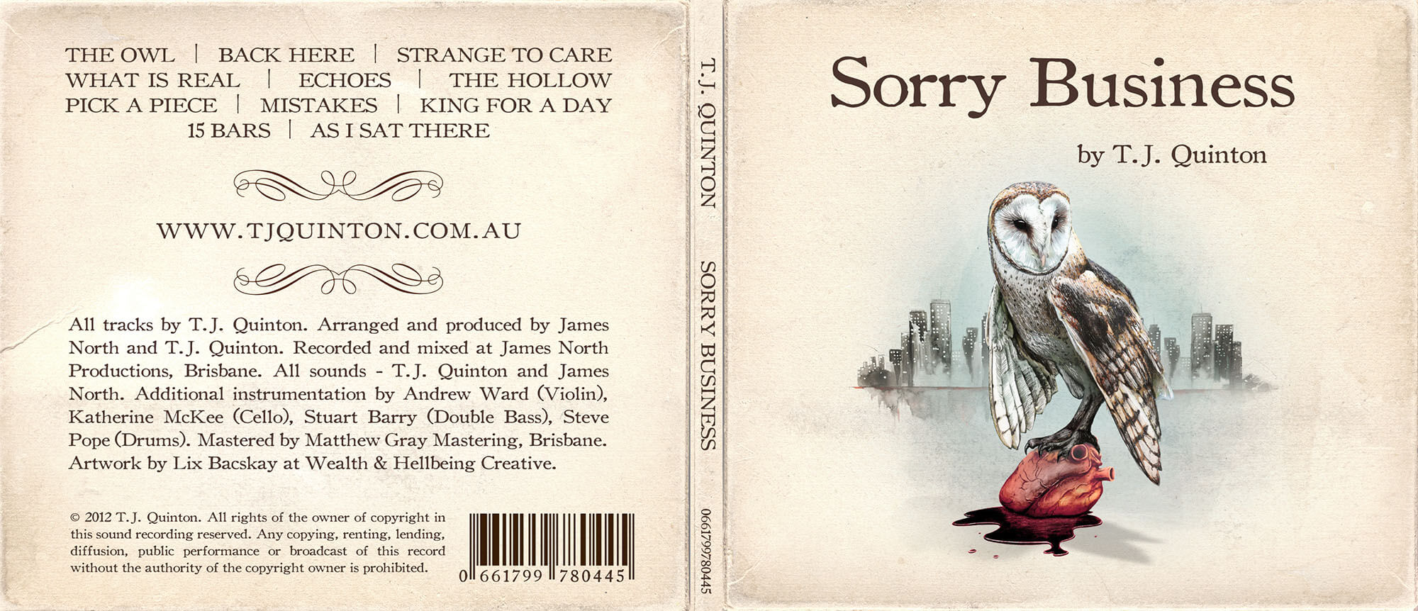 TJ QUINTON 'SORRY BUSINESS'