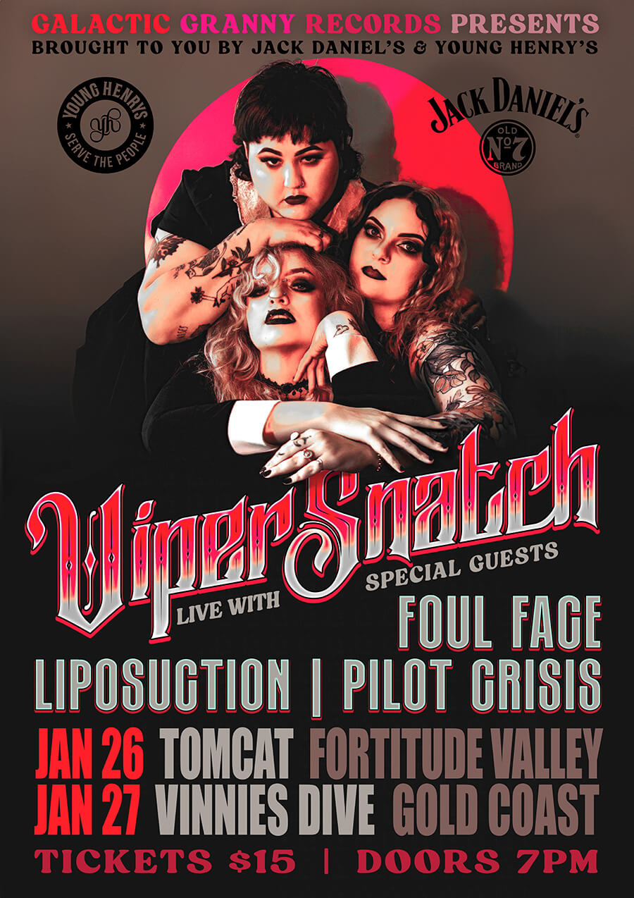 Viper Snatch [Gig Poster]