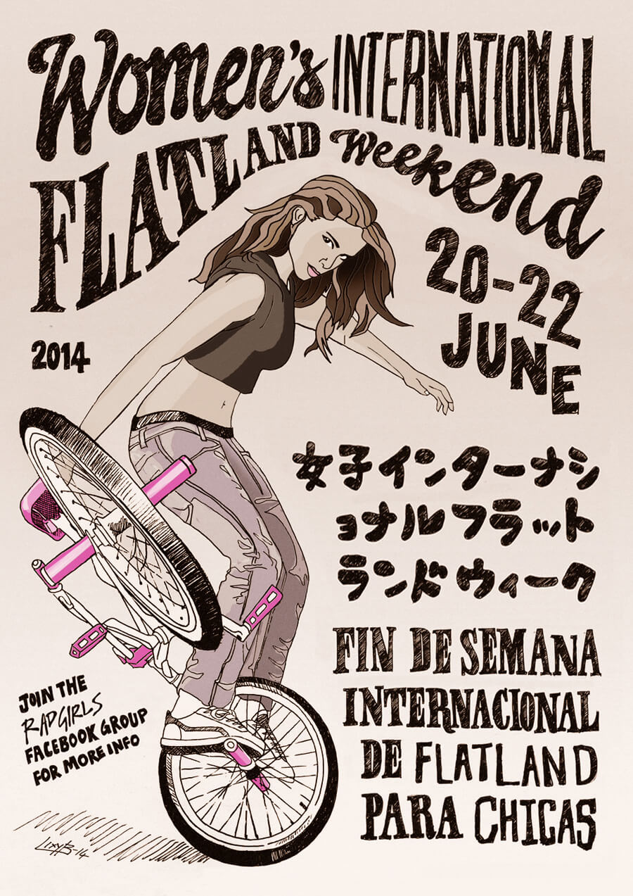 Women's International Flatland BMX [Event Poster]